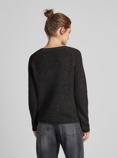 QS Gebreide pullover met raglanmouwen Lichtgrijs - 5