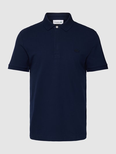 Lacoste Poloshirt mit Logo-Stitching Marine 2