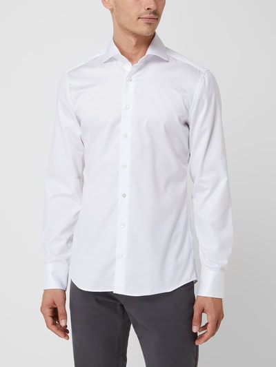 Eterna Slim fit zakelijk overhemd met haaikraag Wit - 4