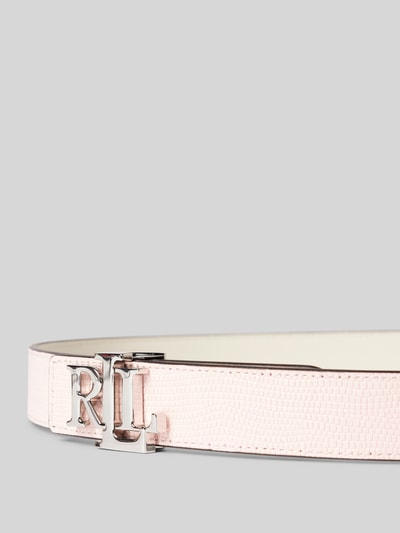 Lauren Ralph Lauren Leren riem met labelapplicatie Rosé - 2