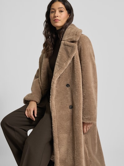 Smith and Soul Mantel aus Teddyfell Taupe 3