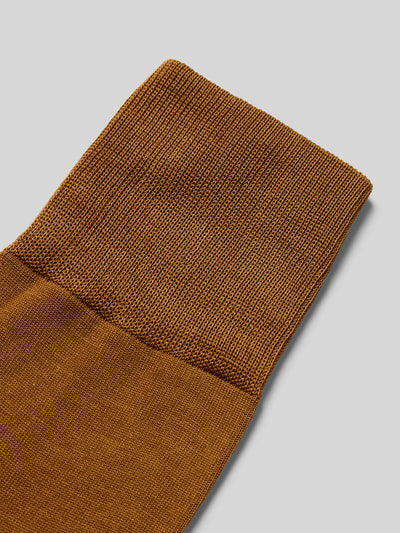 Falke Sokken met labelprint  Mosterdgeel - 2