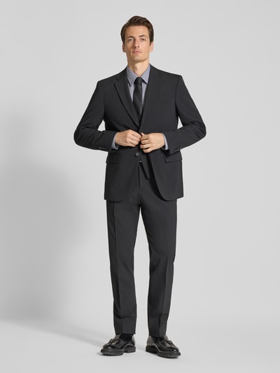BOSS Slim Fit Anzughose aus Schurwoll-Mix Modell 'H-GIO-MM-C-NF' Black 1