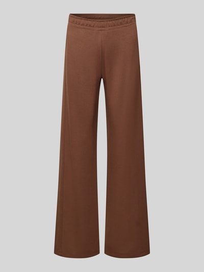 Produktfoto, Regular Fit Sweatpants aus Viskose-Mix von s.Oliver RED LABEL in Braun, unifarben, Mid Waist, elastischer Bund, glatte Sweat-Textur