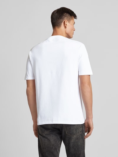 Karl Lagerfeld T-Shirt mit Label-Print Weiss 5