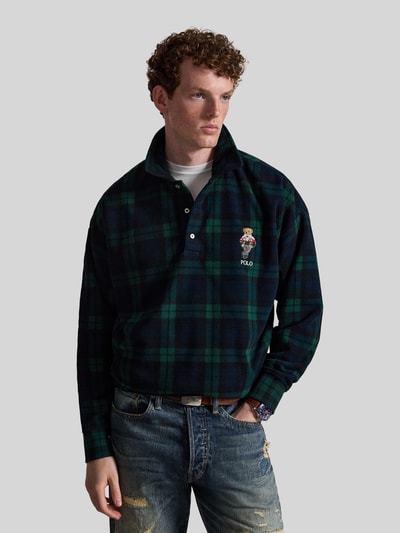 Polo Ralph Lauren Relaxed Fit Sweatshirt aus Fleece mit Logo-Stitching Modell 'MAGIC' Black 5