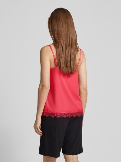 FREE/QUENT Top met kant, model 'BICCO' Fuchsia - 5