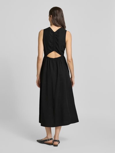 Marc O'Polo Jurk in A-lijn van een mix van lyocell en linnen  - 5