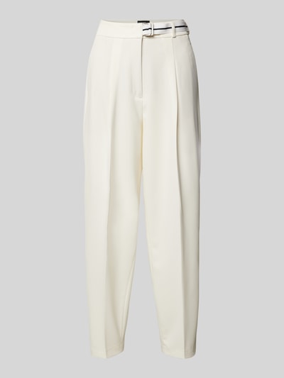 Cambio Loose Fit Bundfaltenhose mit verkürztem Schnitt Modell 'ELAINE' Offwhite 2