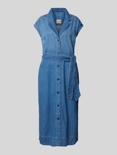 MOS MOSH Jeanskleid mit Bindegürtel Modell 'Pitti Nalin' Blau 2