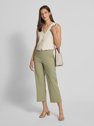 STEHMANN Regular Fit Caprihose mit Eingrifftaschen Modell 'FENJA2' Schilf 1