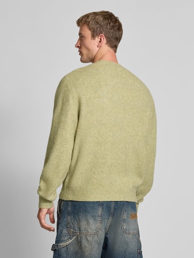 Carhartt Work In Progress Gebreide pullover met ribboorden Lindegroen - 5