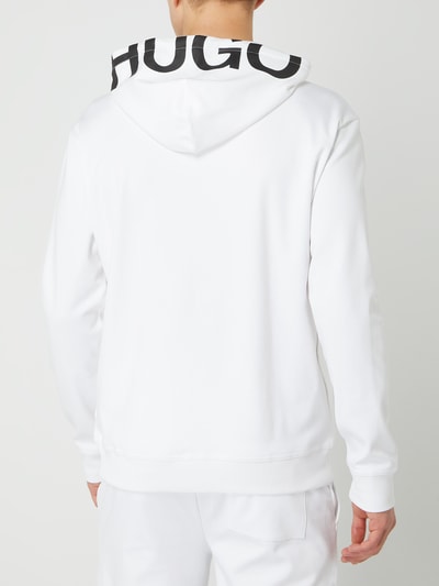 HUGO Hoodie van katoen, model 'Dayfun' Wit - 5