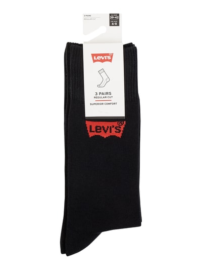 Levi's® Sokken met labelprint Zwart - 2