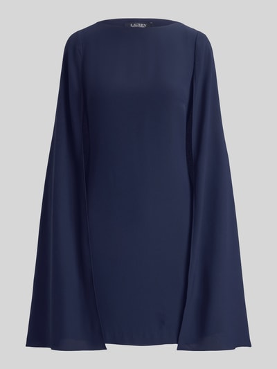 Lauren Ralph Lauren A-lijn cocktailjurk met cape Donkerblauw - 2