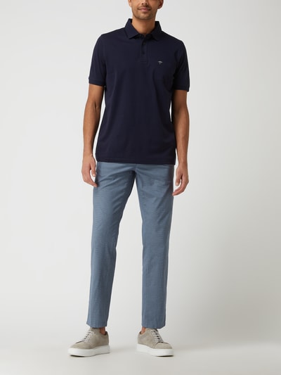 Brax Straight fit chino met stretch, model 'Everest' Donkerblauw - 1