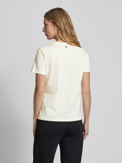 Weekend Max Mara T-shirt met ronde hals, model 'ZIRLO' Offwhite - 5