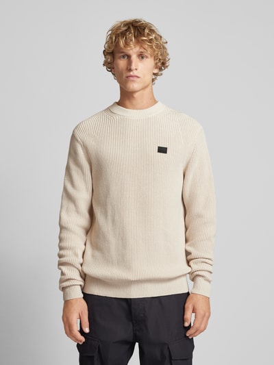 G-Star Raw Gebreide pullover met labeldetail Offwhite - 4