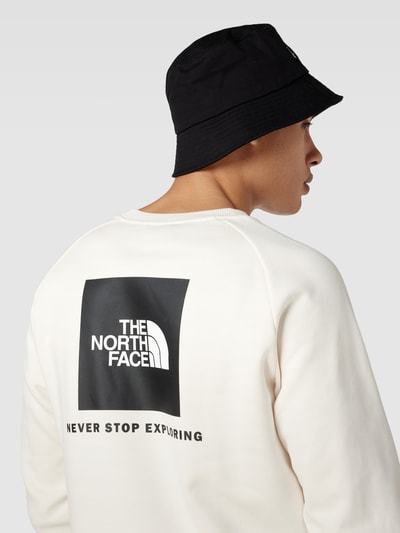 The North Face Sweatshirt mit Label-Print Modell 'RAGLAN' Beige 3