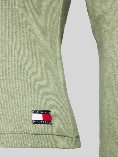 TOMMY HILFIGER Regular Fit Pyjama-Oberteil aus Baumwoll-Mix Hellgruen 2