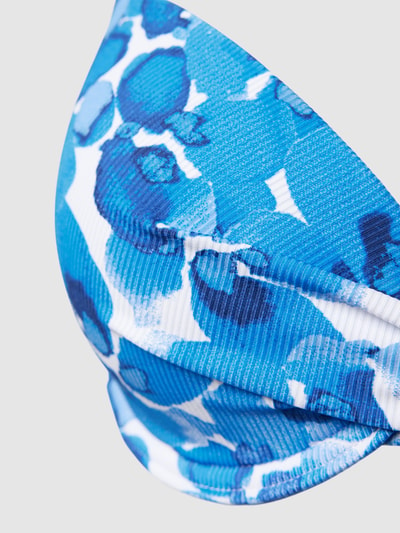 Esprit Bikinibovenstukje met all-over motief Marineblauw - 2