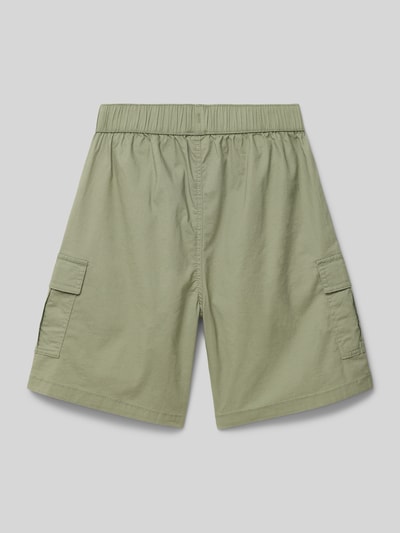 s.Oliver RED LABEL Loose Fit Bermudas aus Baumwoll-Mix Khaki 3
