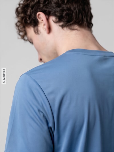 Nike Training Regular Fit Sport-T-Shirt mit Logo-Print Blau 3