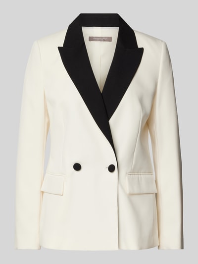 Christian Berg Woman Selection Regular Fit Blazer mit Viskose-Anteil und Reverskragen Ecru 2