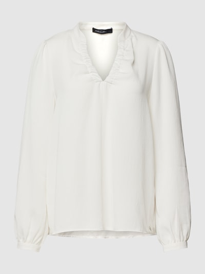 Marc Cain Bluse mit Tunikakragen Offwhite 2