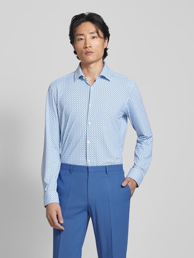HUGO Slim Fit Business-Hemd aus Baumwolle Modell 'Kenno' Aqua 4