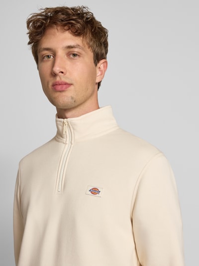 Dickies Sweatshirt met schipperskraag, model 'OAKPORT' Offwhite - 3