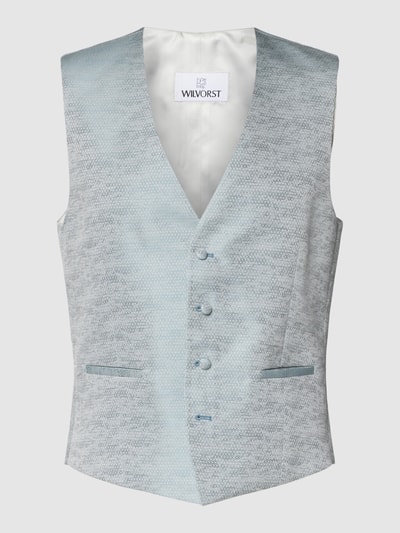 Wilvorst Gilet met all-over motief Groen - 2