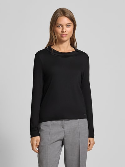 Marc Cain Longsleeve met ronde hals Zwart - 4