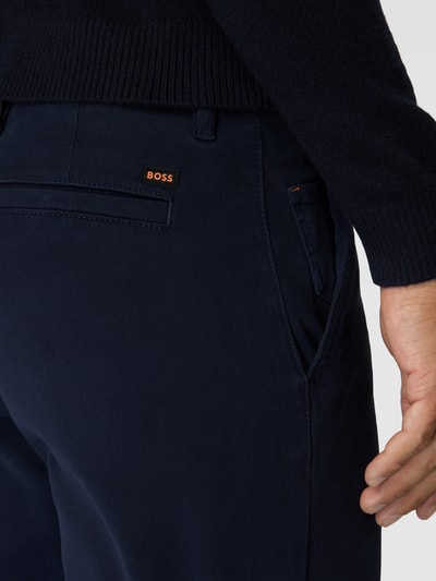 BOSS Orange Chino mit französischen Eingrifftaschen Marine 3