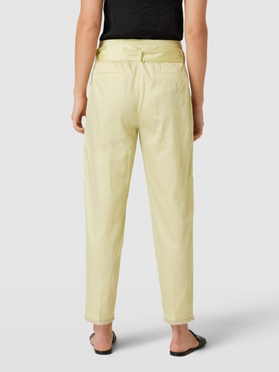 Marc Cain Stoffen broek met labeldetail Lichtgroen - 5