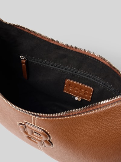 BOSS Schoudertas met logo-applicatie Cognac - 5