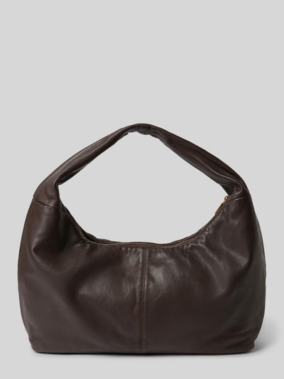 LIEBESKIND BERLIN Shoulder Bag aus echtem Leder Modell 'Natura' Dunkelbraun 4