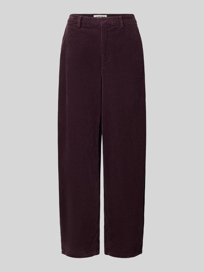 mbyM Barrel Fit Cordhose Modell 'Silir' Aubergine 1