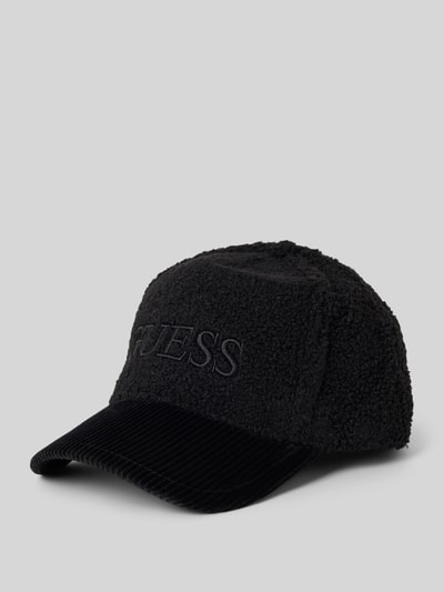 Guess Basecap mit Teddyfell Black 1