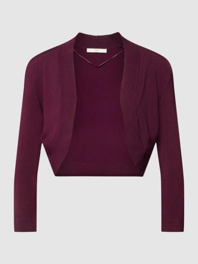 Jake*s Cocktail Bolero mit offener Vorderseite Bordeaux 2