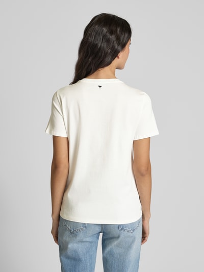 Weekend Max Mara T-Shirt mit Motiv- und Label-Print Modell 'TEIERA' Weiss 5