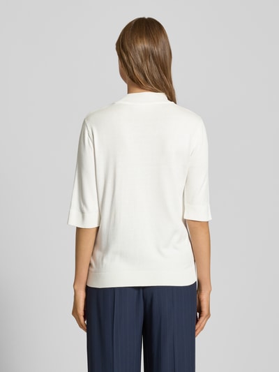 More & More Strickshirt mit Stehkragen Offwhite 5