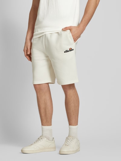 Ellesse Regular Fit Sweatshorts mit Label-Stitching Modell 'NIORIR' Offwhite 4
