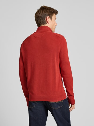 Lerros Gebreide pullover met schipperskraag Rood - 5