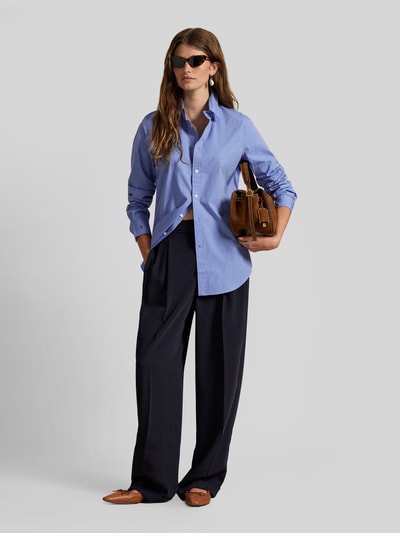 Polo Ralph Lauren Regular Fit Hemdbluse aus Baumwoll-Mix Blau 1