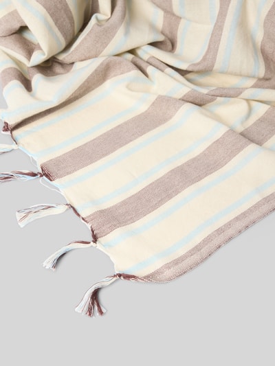 MC2 Saint Barth Strandlaken in all-over look met labelprint model 'FOUTAS LIGHT' Beige - 3