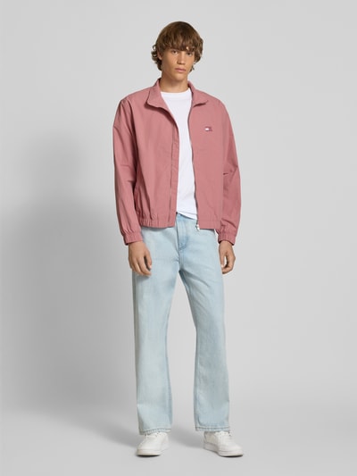 Tommy Jeans Regular Fit Blouson mit Stehkragen Koralle 1