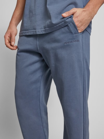 Pegador Sweatpants mit elastischen Abschlüssen Rauchblau 3