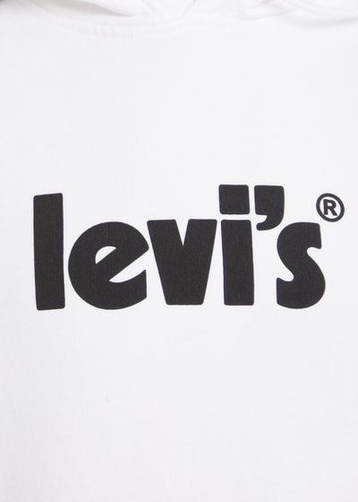 Levi's® Relaxed Fit Hoodie mit Logo Weiss 2