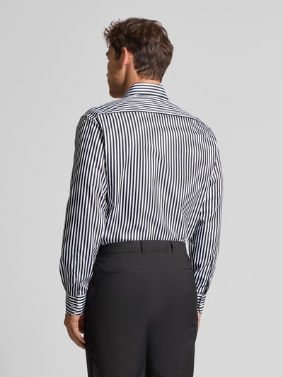 ETERNA Modern Fit Business-Hemd mit Knopfleiste Black 5